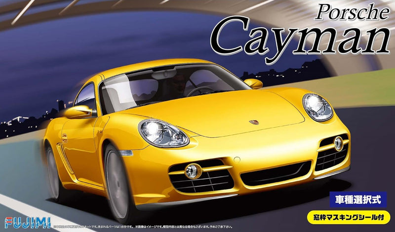 1/24 Rial Sports Car Series No.20 Porsche Cayman / Cayman S mit dem Fensterrahmen Maskierung Dichtun