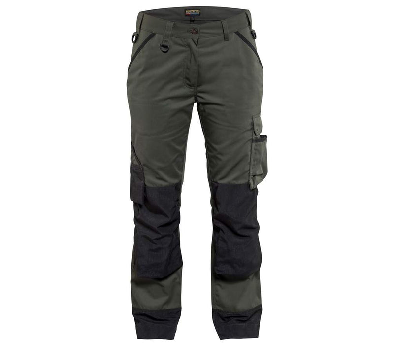 Blåkläder 71541835 Damen Garten Hosen, Armee-Grün / Schwarz, C46, C46