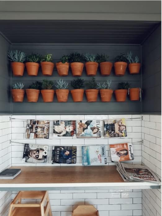 KOTARBAU® 12er Set Blumentopf aus Terrakotta ⌀ 7 cm Übertopf mit Rand für Innenräume und Gärten, Ter