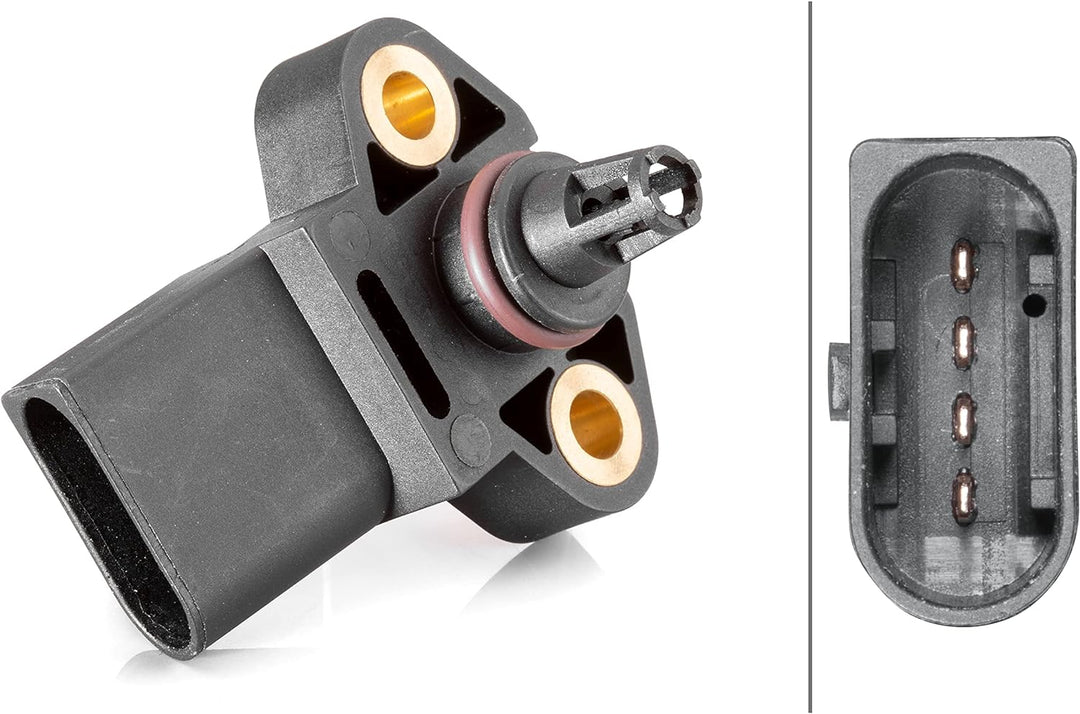 HELLA 6PP 013 400-041 Sensor, Ladedruck - 4-polig - mit Dichtring