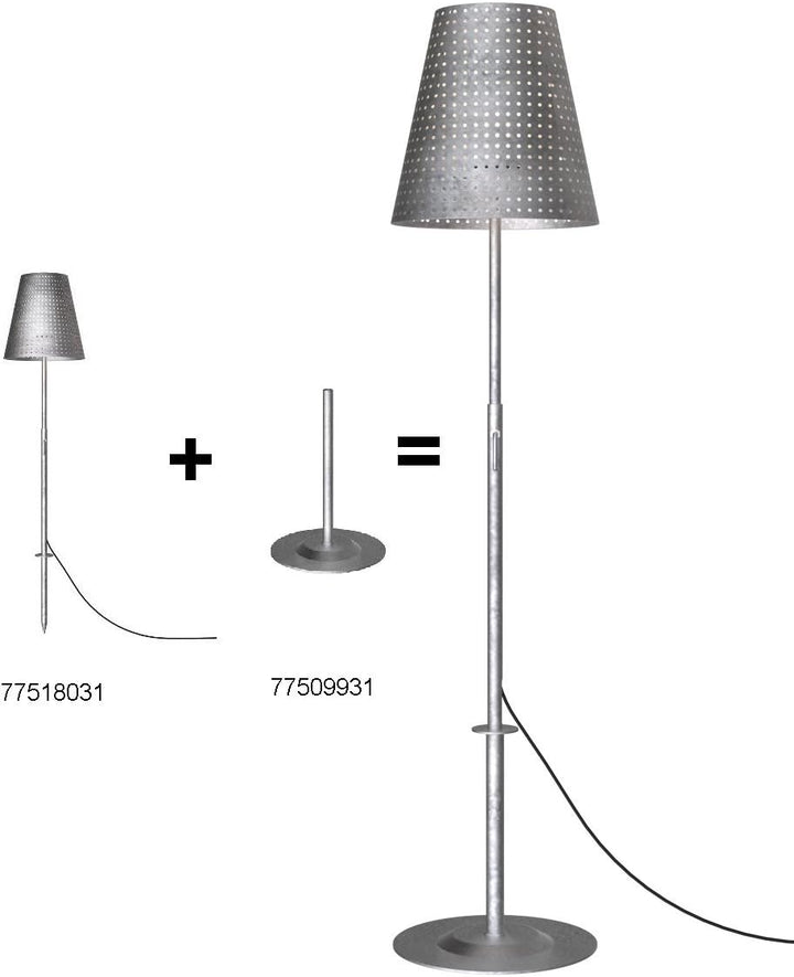 Nordlux Fuse Base für Spiess, verzinkt 77509931