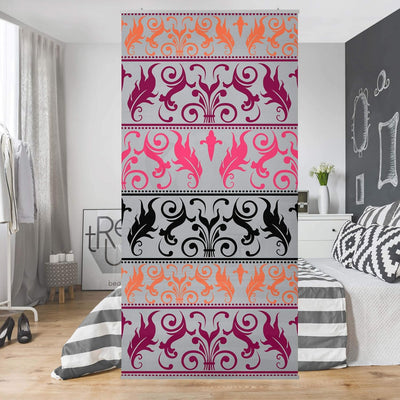 Bilderwelten Raumteiler Funky Barock 250x120cm inkl. transparenter Halterung 250x120cm incl. transpa