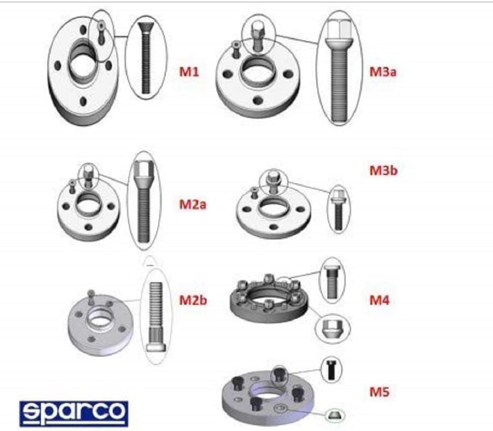 Sparco 051STB12 Spezifische Audi Separator, 5 mm