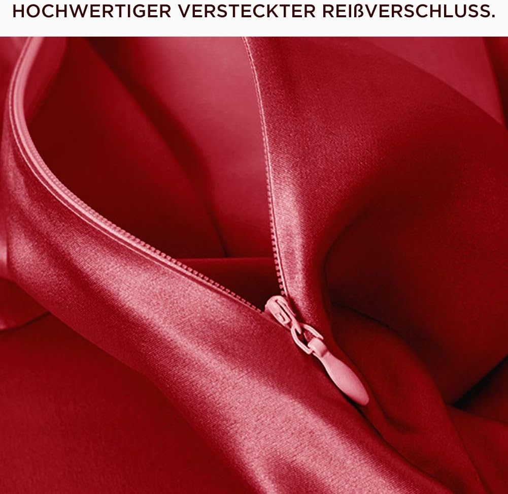 THXSILK 22 Momme Seide Kissenbezug - 100% Seide Kopfkissenbezug Sofakissenbezug Kinderwagen - Anti m