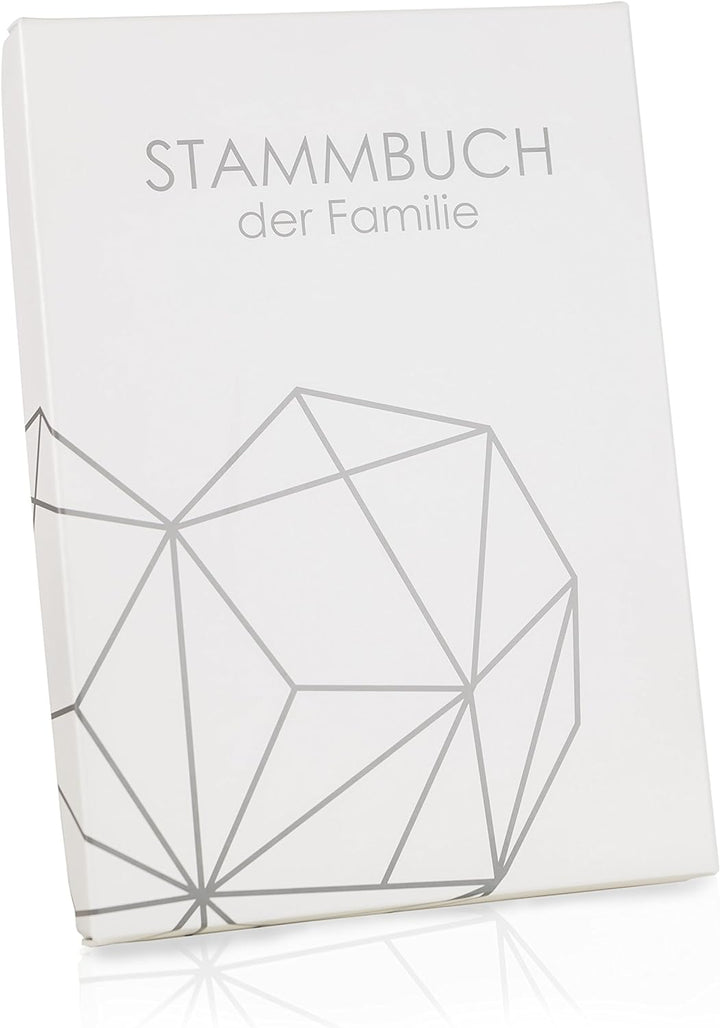 Hochzeitideal, Stammbuch der Familie Serie Boho Leinen dunkelgrau (Motiv6)