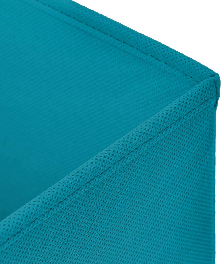 StickandShine 4er Set Türkis Faltbox 28 x 28 x 28 cm Aufbewahrungsbox faltbar, Türkis