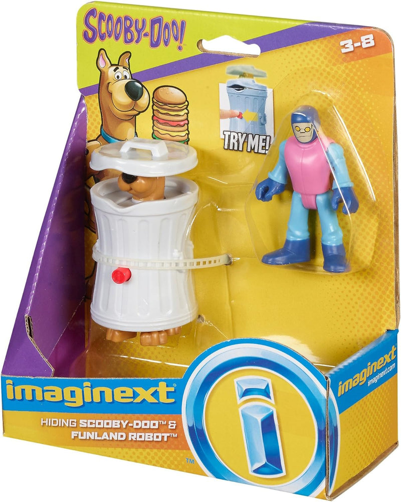 Fisher-Price Imaginext Doo Hiding Scooby & Funland Robot Figures, Multi Color