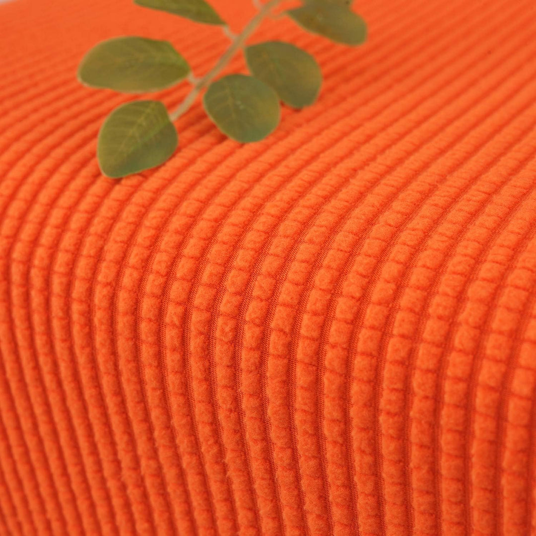 PETCUTE Stuhlhusse stuhlbezug Stretch Hussen für Stühle Spandex Stuhlhussen für Hochzeit Orange 6er