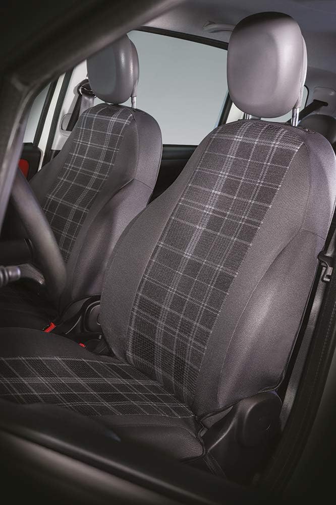 CORA 000129149 Komplette Serie Sitzbezüge Custom FIAT Panda 12> 5 Sitzer Post. Ganze Schottische Gra