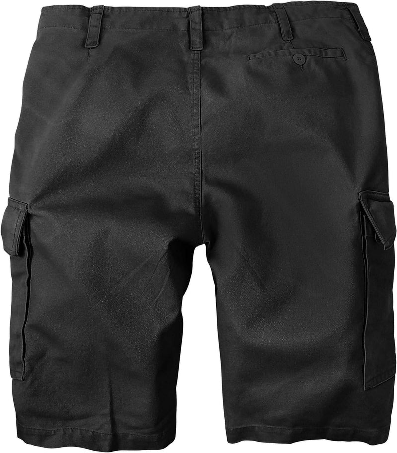 normani Herren Bermudashorts/Freizeitshorts aus robustem Moleskingewebe Schwarz L, Schwarz L