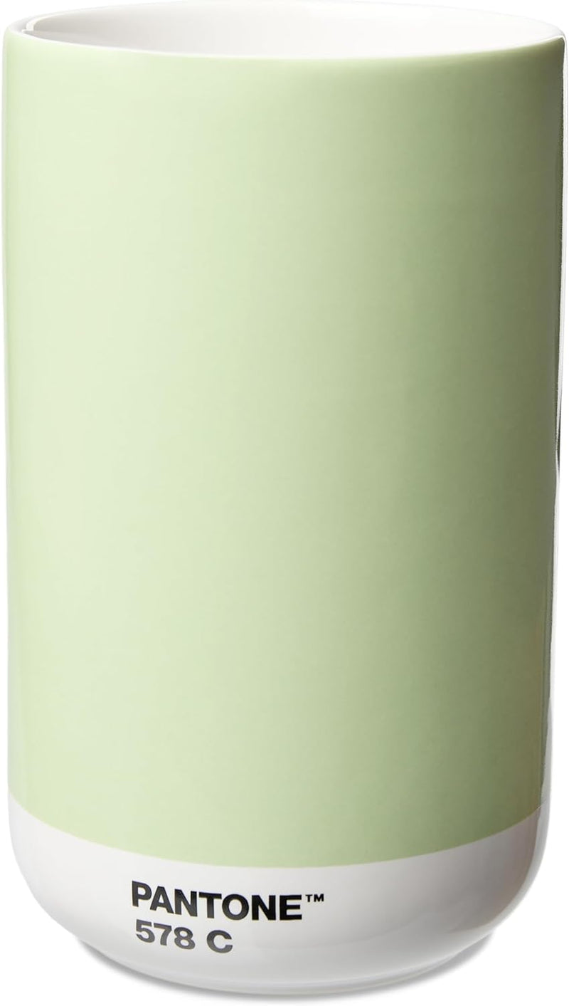 PANTONE Mini Porzellan Vase, in Geschenkbox, 500ml, Light Green 578C Klein Light Green 578c, Klein L