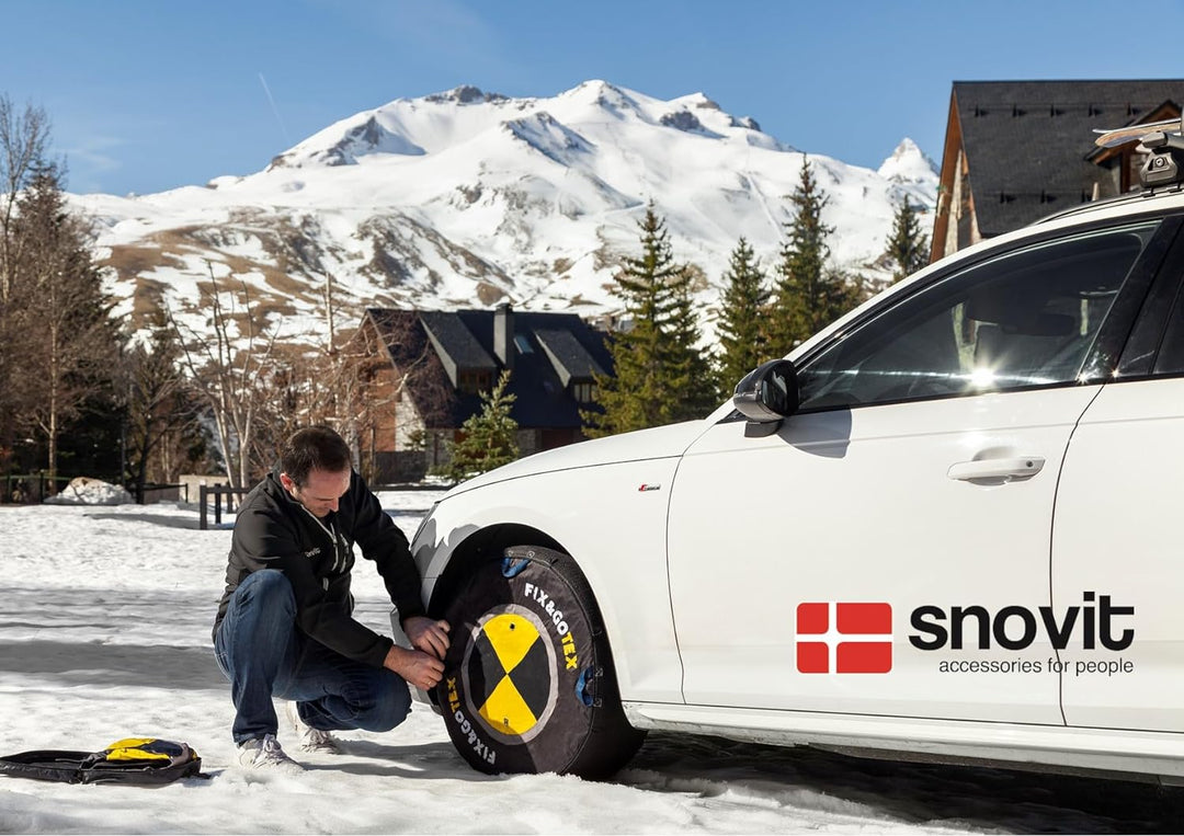 Fix & GOTEX – 8ZFD Schneeketten, Kette Textil für Auto Grösse: D Talla D, Talla D