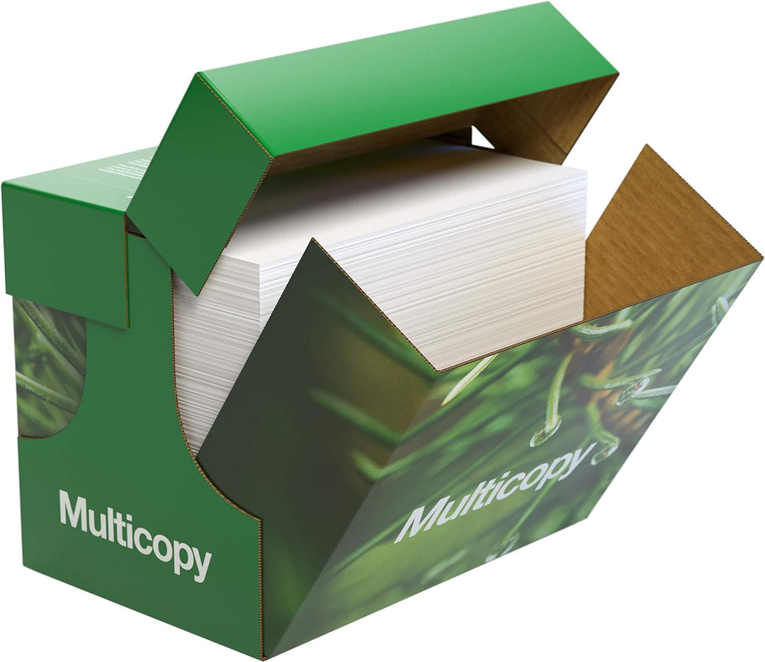 Papyrus 88046519 Kopierpapier Druckerpapier MultiCopy: 80 g/qm², A4, Weiss, 2500 Blatt - Exzellentes