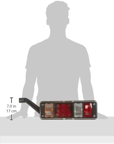 HELLA - Heckleuchte - Hybrid - 24V - Anbau/geschraubt - Lichtscheibenfarbe: glasklar - Stecker: Easy