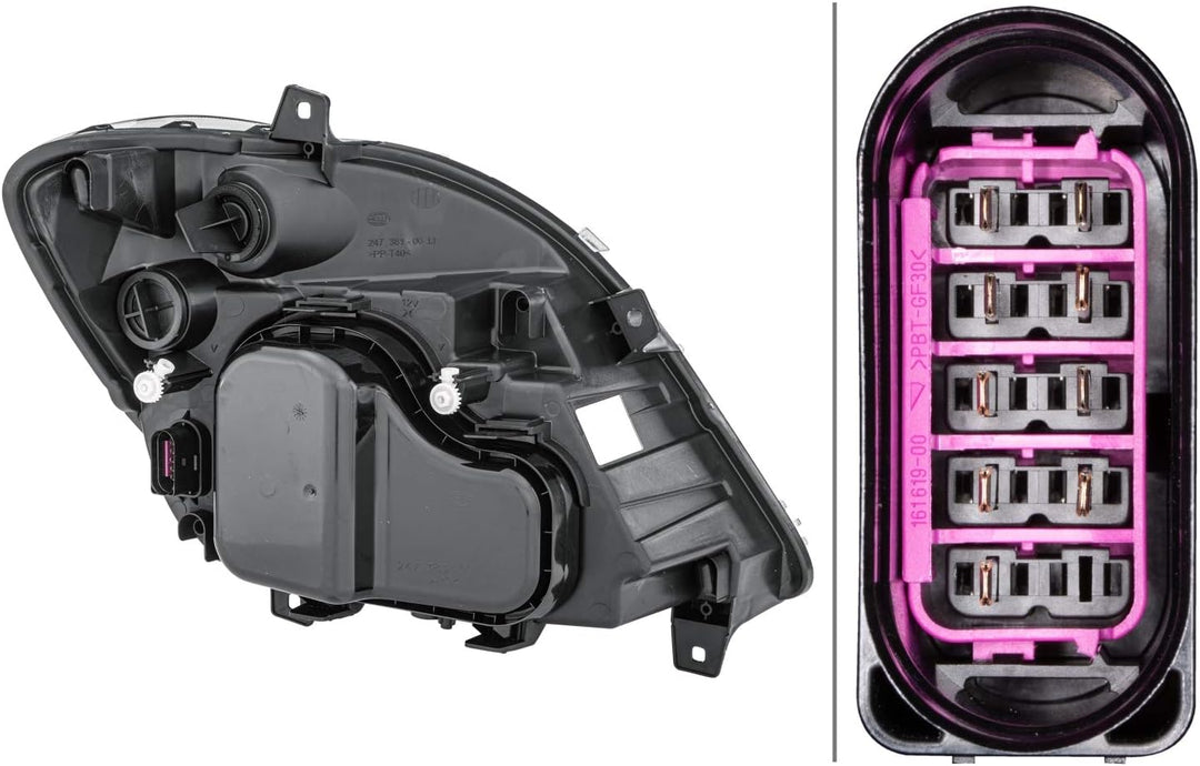 HELLA 1EB 247 012-011 FF/Halogen-Hauptscheinwerfer - links - für u.a. Mercedes-Benz Sprinter 3,5-T B
