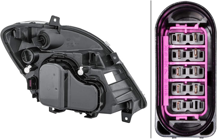 HELLA 1EB 247 012-011 FF/Halogen-Hauptscheinwerfer - links - für u.a. Mercedes-Benz Sprinter 3,5-T B