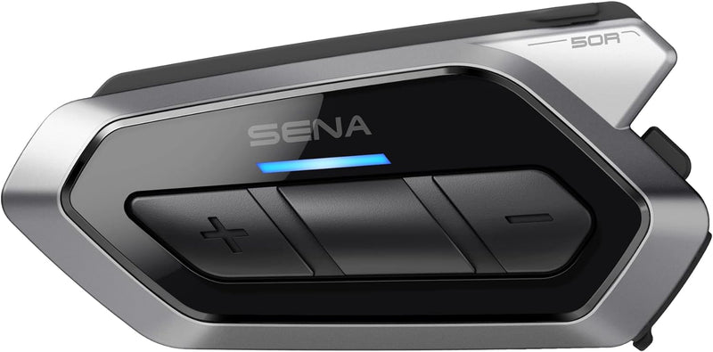 Sena 50R Motorrad Bluetooth Kommunikationssystem mit 3-Tasten Bedieneinheit und Sound by Harman Kard