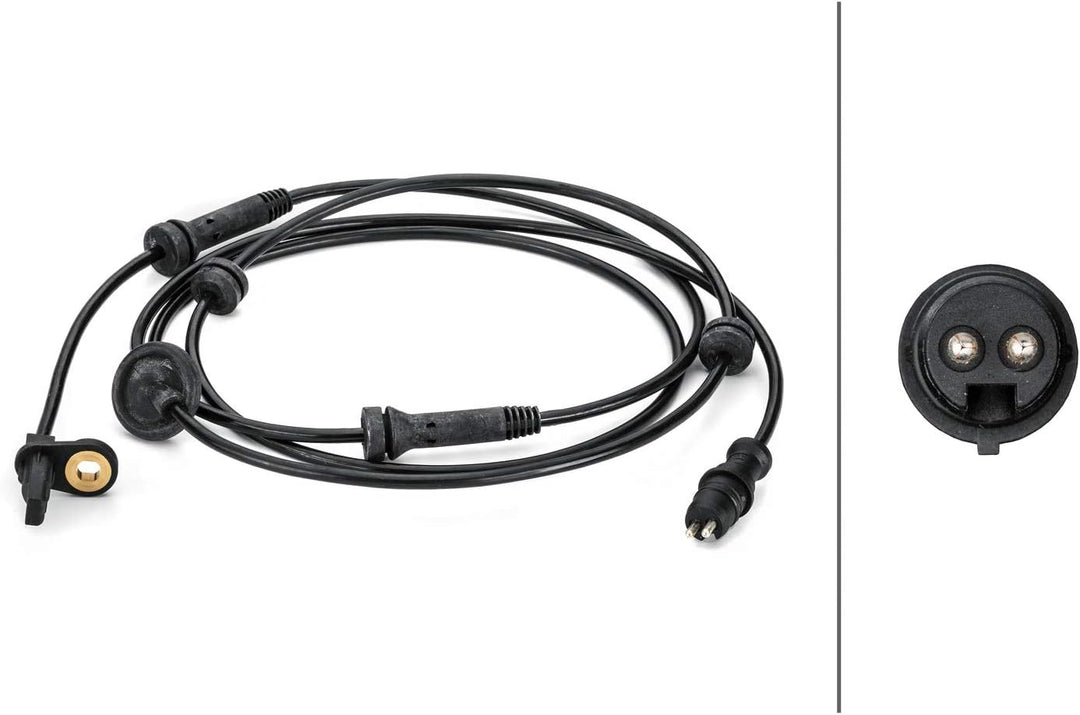 HELLA 6PT 014 495-051 Sensor, Abgastemperatur - 2-polig - geschraubt - Kabel: 210mm