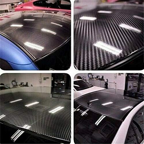 Baceyong 5D Car Carbon Vinyl Wrap Roll, Auto- und Motorrad-Selbstklebefolie, Innen- und Aussendekora