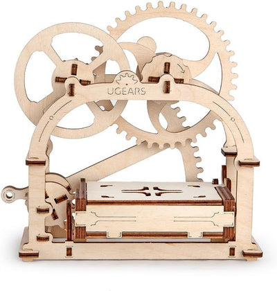 UGEARS Mechanische Box 3D Holzpuzzle für Erwachsene und Jugendliche - Originallagerung von Visitenka