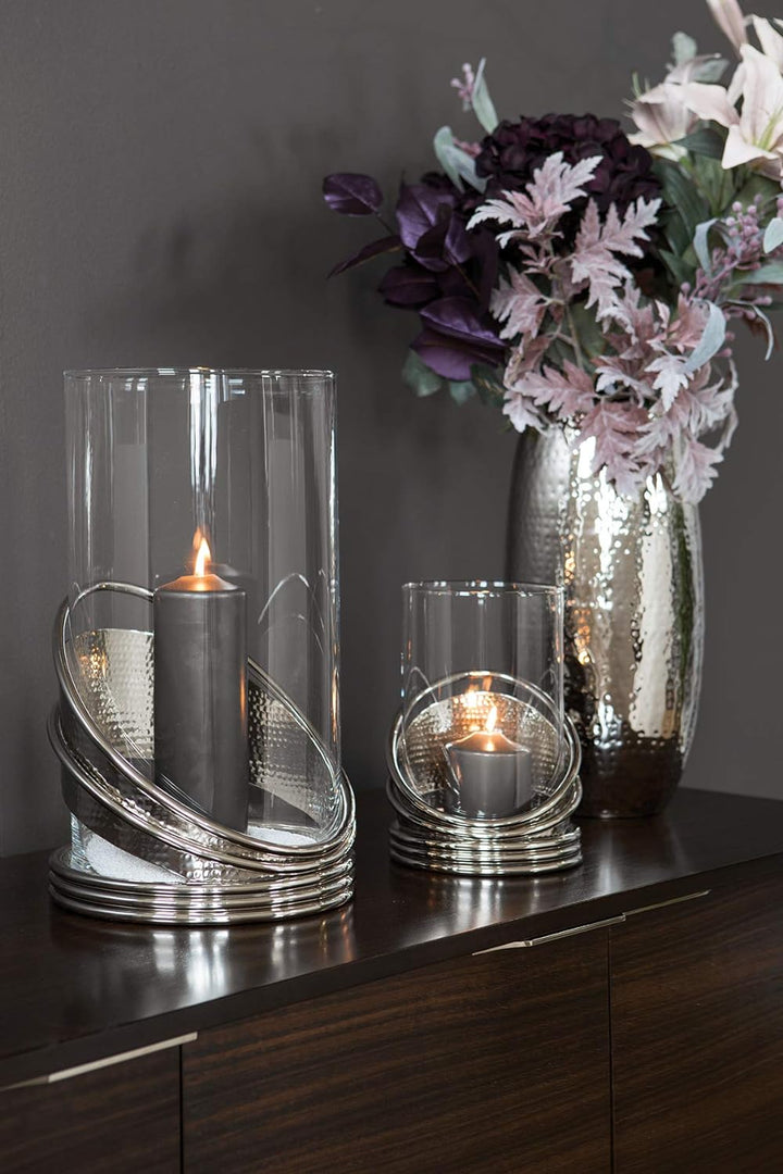 Colette/Windlicht m. Glas/D.25,50,H.30