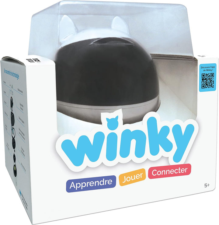 Lexibook WINKYDE, Edutainment-Roboter zum Erlernen der Robotik, Erstellen, Lieben und Spielen bis zu
