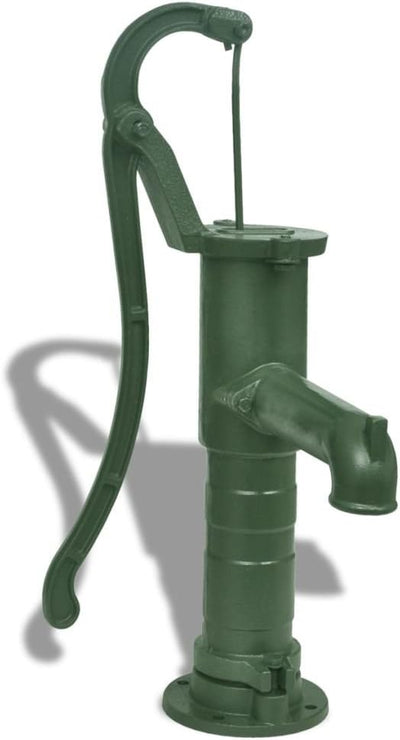 yorten Handschwengelpumpe Gartenpumpe Handpumpe Wasserpumpe Brunnenpumpe Gusseisen 65 x 40 x 15 cm G