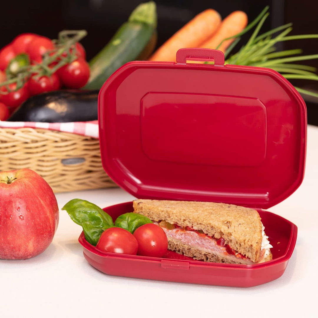 Westmark Fahrrad-Set: 1 Radkoffer für alle Gepäckträger, 2 Snack-Boxen, 2 Trinkbecher, Kunststoff, G