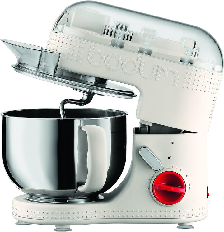 Bodum Bistro Elektrische Küchenmaschine, 4.7 l, 4.7 liters, Weiss, Weiss