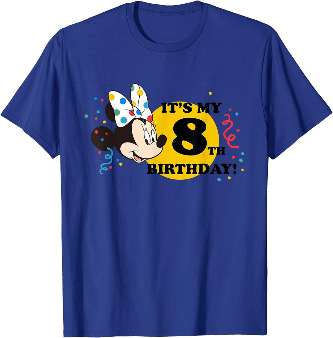 Disney Minnie Mouse 8th Birthday T-Shirt