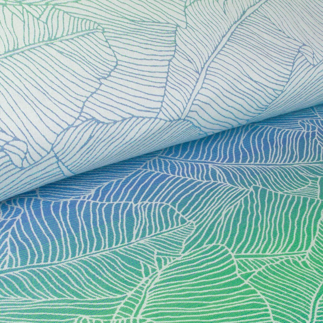 Hoppediz Baby-Tragetuch ab Geburt, Neugeboren bis Kleinkind, 100% kbA-Baumwolle (Bio), Grenada creme