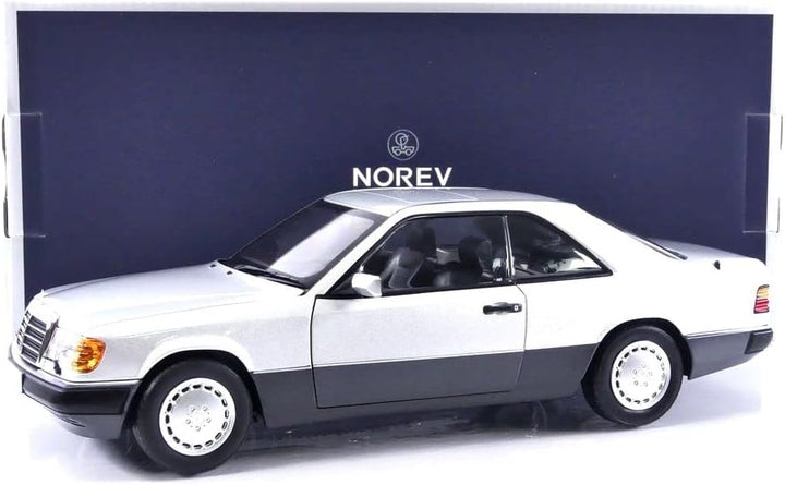 Norev NV183880 1:18 300 CE-24 Coupé 1990 Silber Mercedes-Benz Sammlerstück Modell, Multi