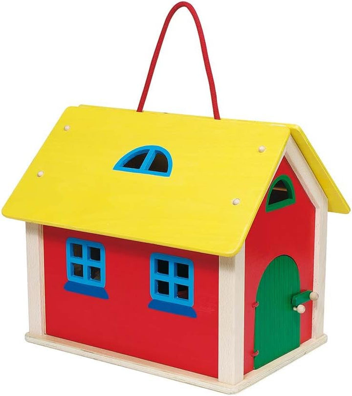 Goki 51916 - Koffer Farmhaus mit Zubehör
