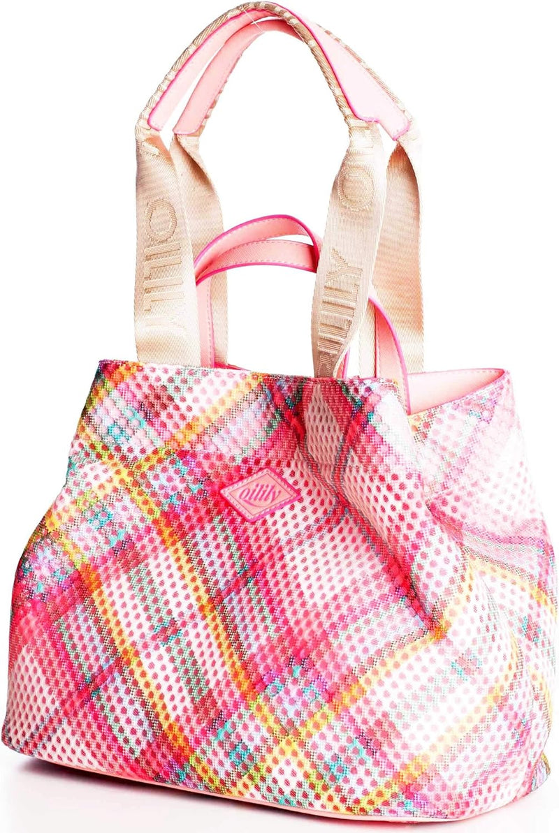 Oilily Checky Damen City Shopper OIL0146-335 Candy Pink