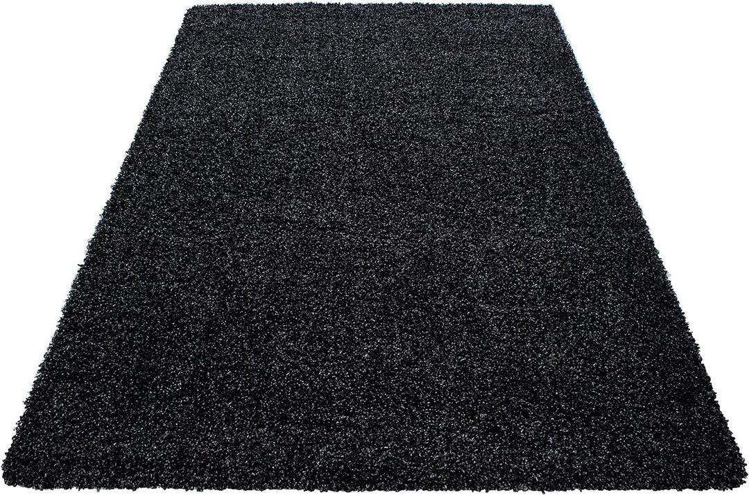 Hochlfor Wohnzimmerteppich Einfarbig Design Langflor Teppich Wohnzimmer Schlafzimmer Esszimmer Flur