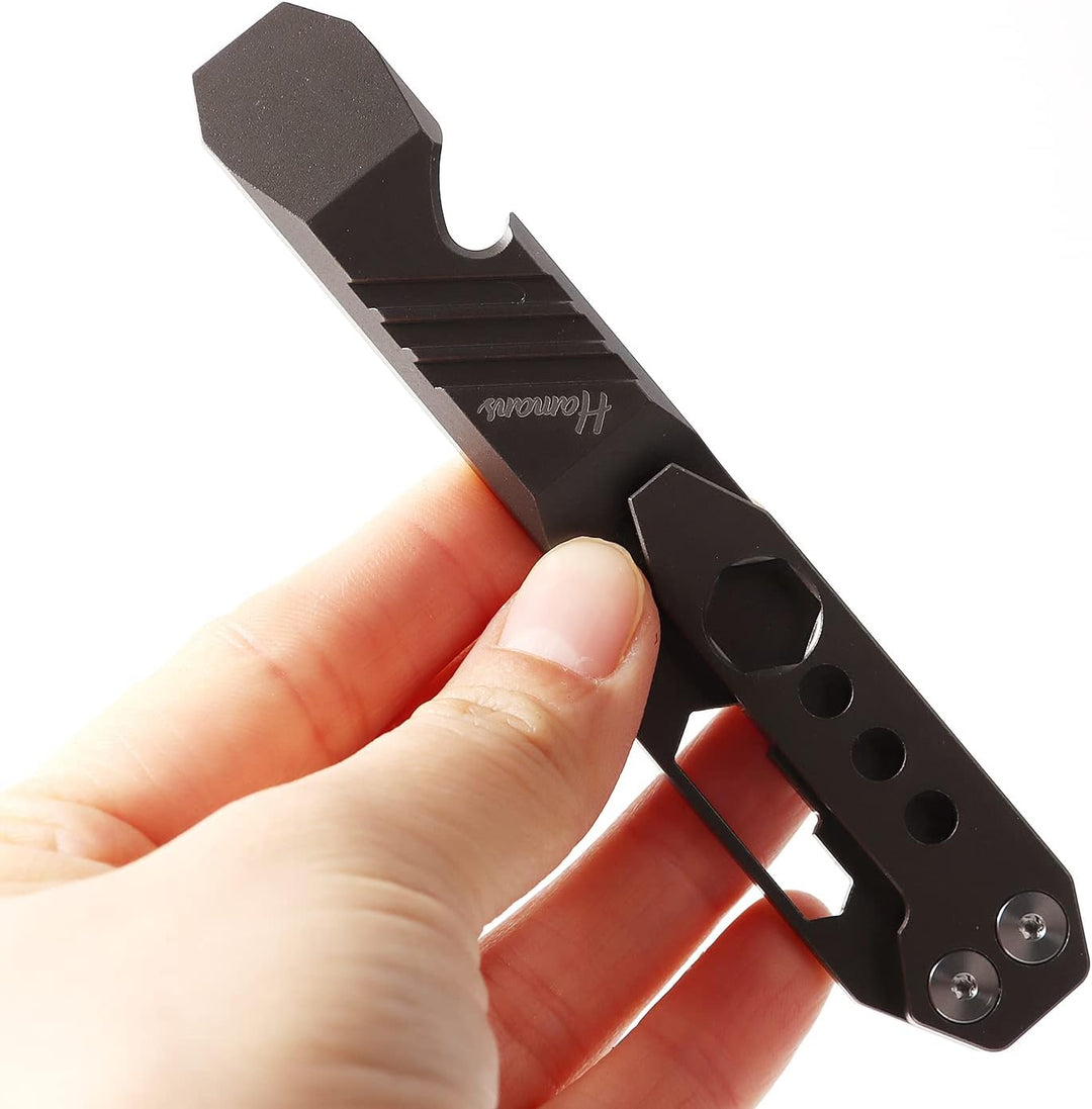 Hamans Titan EDC Hebeleisen Flaschenöffner Clip Schraubenschlüssel Multi-Tool mit Tragetasche