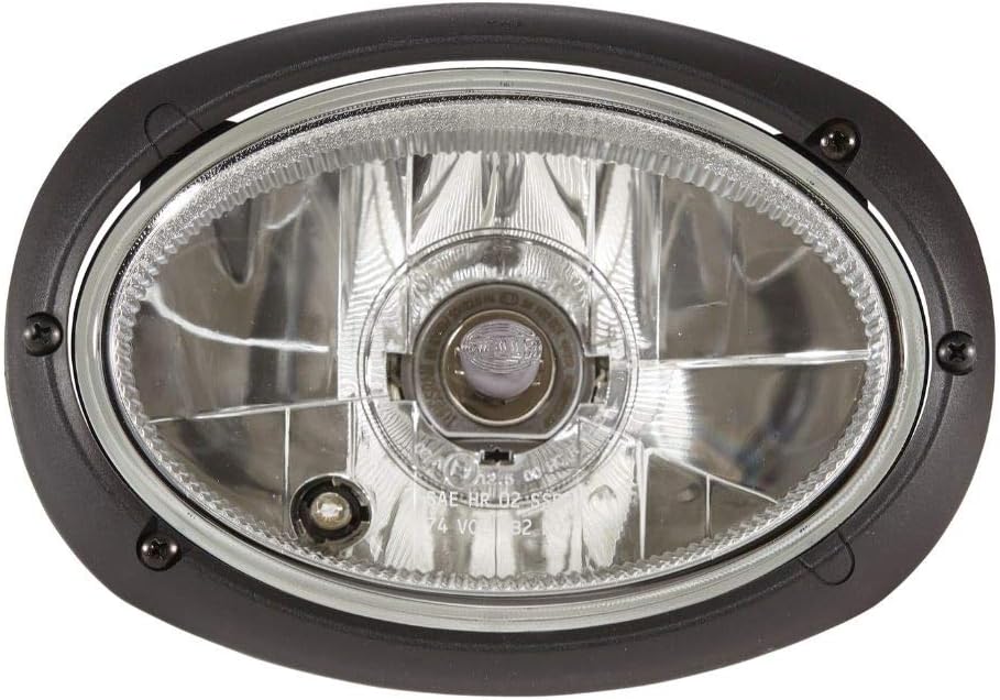 HELLA - Halogen-Hauptscheinwerfer - Oval 120 - 12V - oval - Referenzzahl: 12.5 - Einbau - glasklare