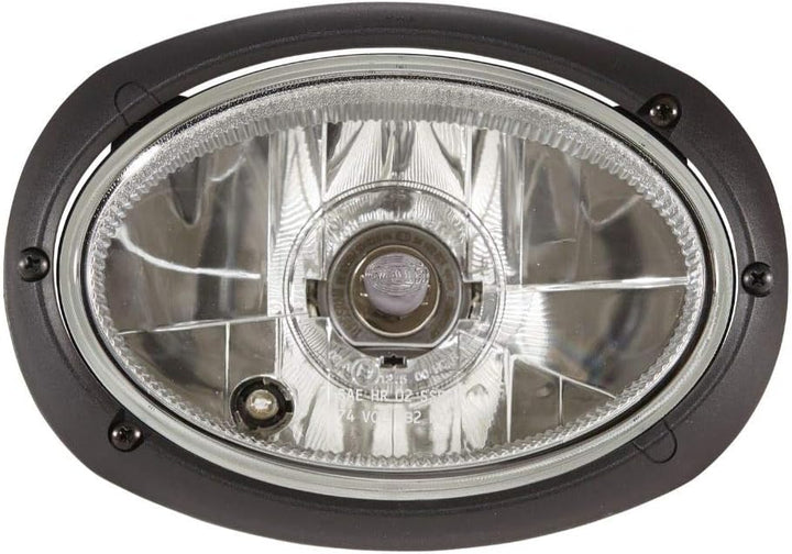 HELLA - Halogen-Hauptscheinwerfer - Oval 120 - 12V - oval - Referenzzahl: 12.5 - Einbau - glasklare