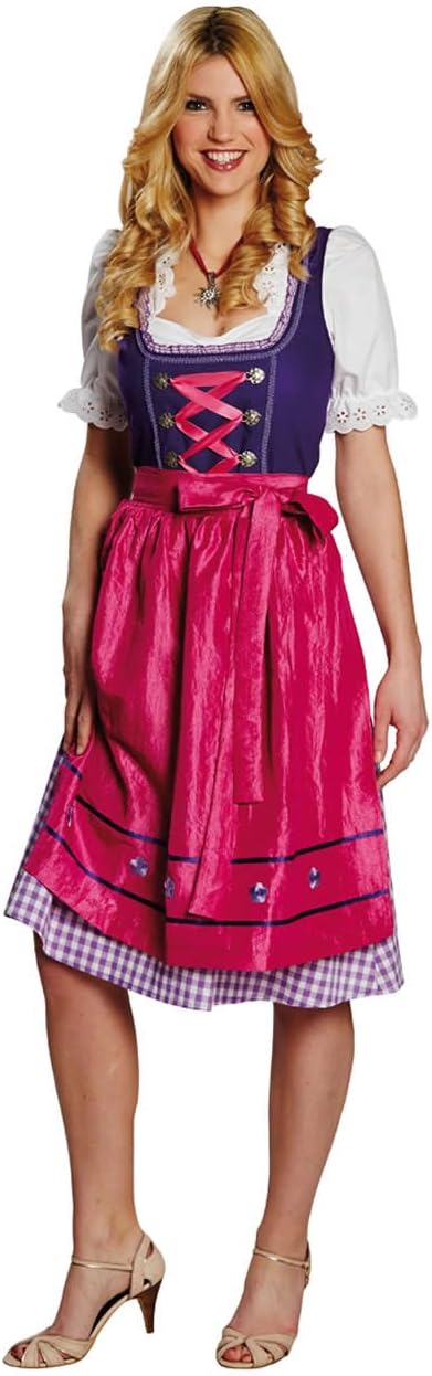 Kostüm Dirndl Gr. 36 - 46 Fasching Karneval Damen Tracht Kleid Oktoberfest (36), 36