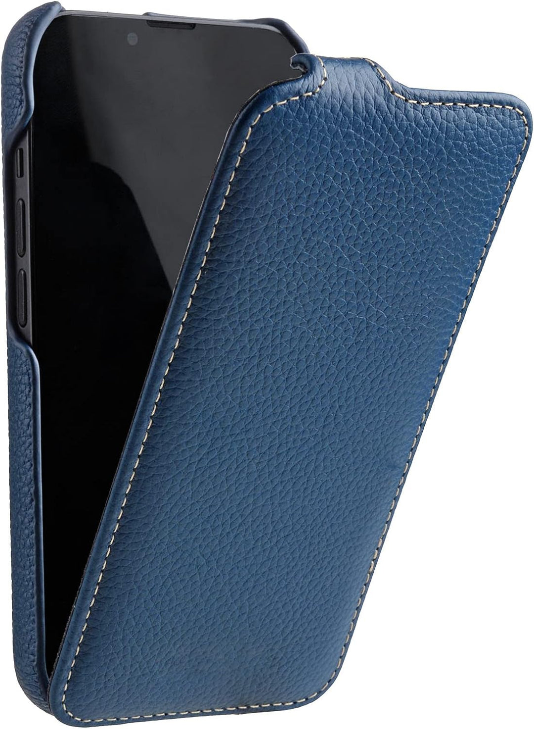 Mobiskin Hülle passend für Apple iPhone 14 Plus (6,7 Zoll), Handyhülle mit beschichtetem Leder, Case