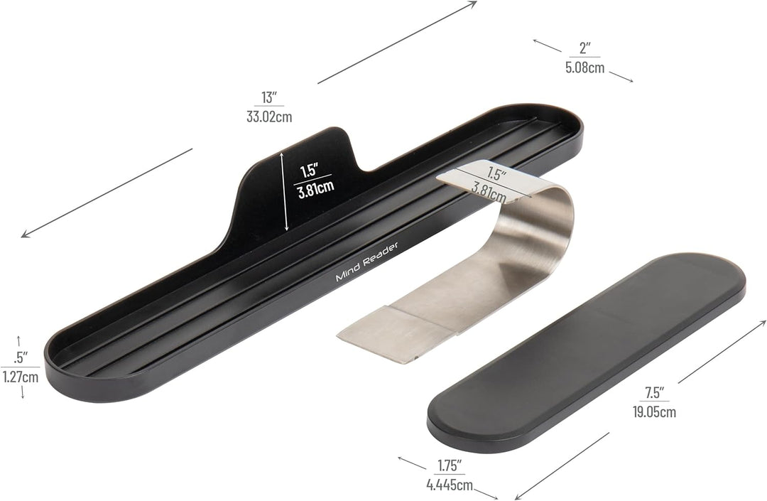 Mind Reader Anchor Collection, Tastaturablage für Handy, Tablet, Stifte und Zubehör, Schreibtisch-Or