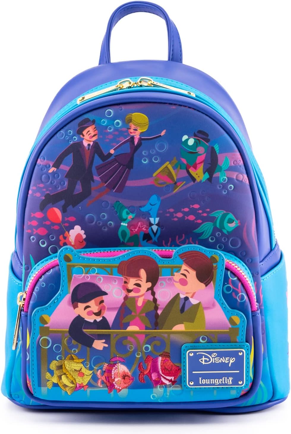 Loungefly Unisex Kinder Disney Bedknobs and Broomsticks Beautiful Briny Ballroom Womens Double Strap