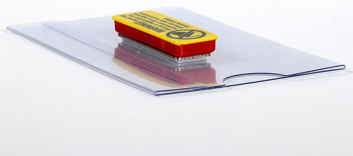 EUROPEL Kunststoff-Ausweishalter mit Magnetverschluss - Set zu 24 Stück - 90 x 55 mm - Ausweis- und