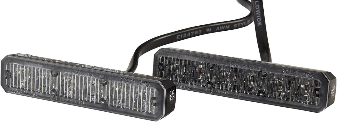 HELLA - LED-Blitz-Kennleuchte - BST - 12/24V - gelb - Schraubanschluss/Anbau - Kabel: 860mm - Stecke