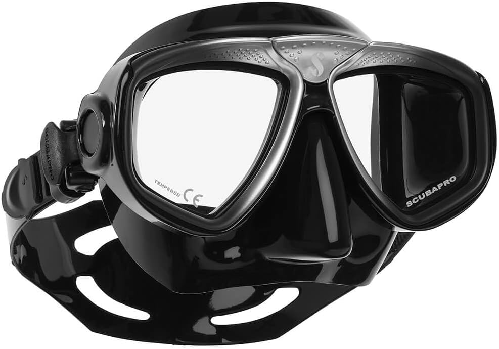 SCUBAPRO Zoom EVO Tauchmaske schwarz/silber, schwarz/silber
