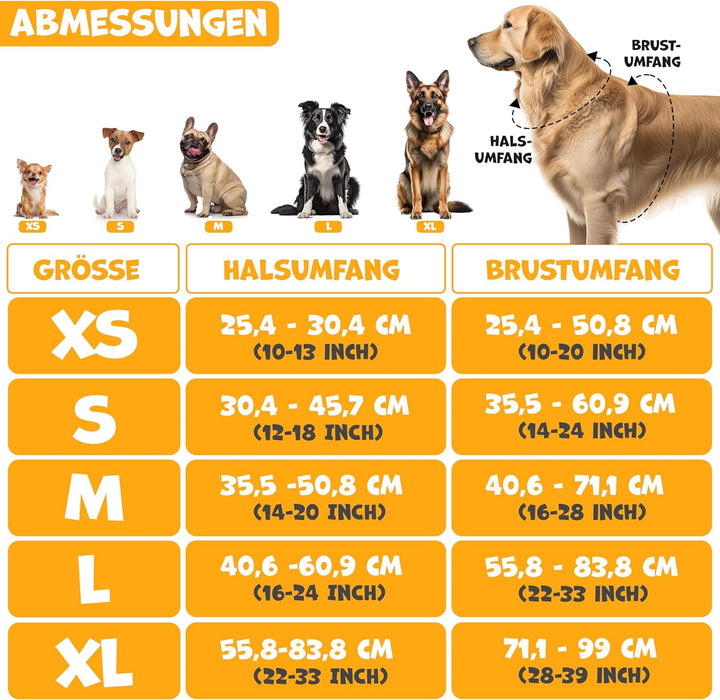 Lovpet® Hundegeschirr ohne Zug & würgen für grosse Hunde atmungsaktiv & weich Brustgeschirr reflekti