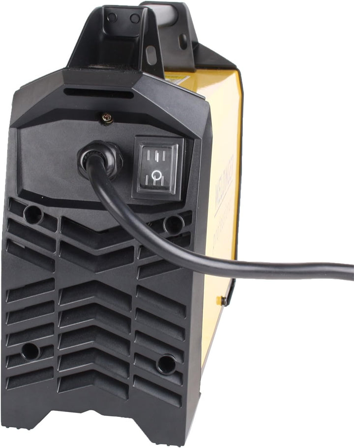 WELDINGER Elektroden-Schweissinverter EW 200 'pro' 200A profitauglich 4 m Kabel (ED 100% bei 4 mm El