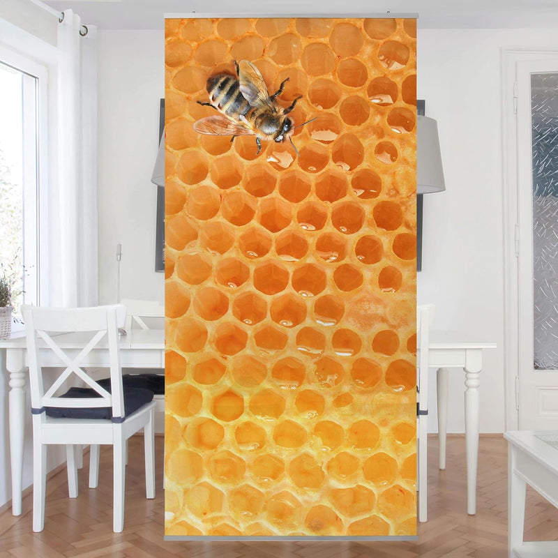 Bilderwelten Raumteiler Honey Bee 250x120cm inkl. transparenter Halterung 250x120cm incl. transparen