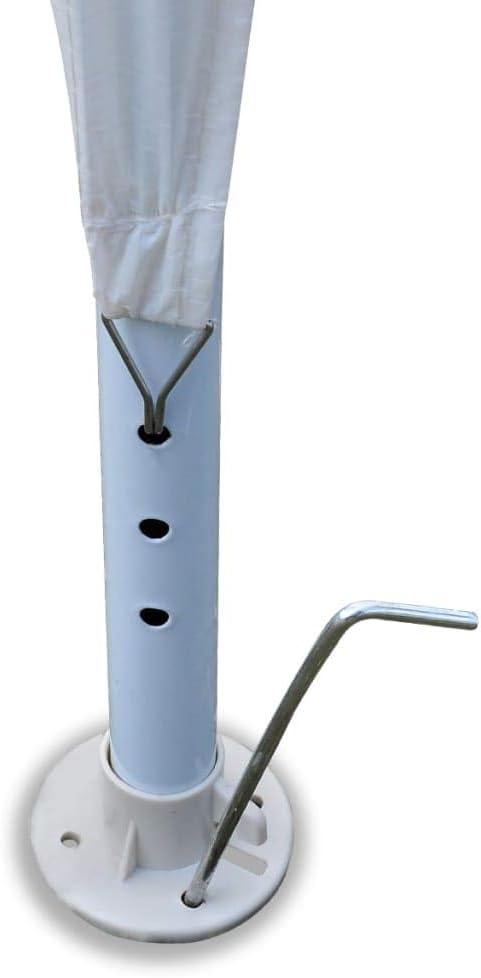 yorten Gartenpavillon Faltpavillon Partyzelt mit 6 Wände Wasser- und Wetterfest 6 x 3 x 2,55 m (L x