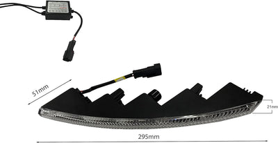 BLUETECH CREE LED Slim Tagfahrleuchten R87 & E-Prüfzeichen 10SMD Tagfahrlicht TFL kompatibel mit Por